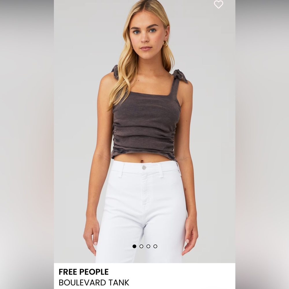 Free People Boulevard Tank - Grey
